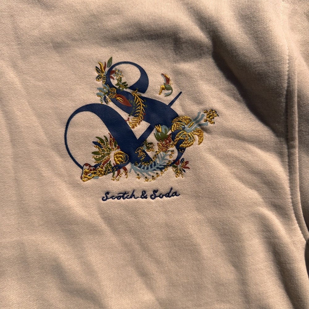 Scotch & Soda Cream Hoodie